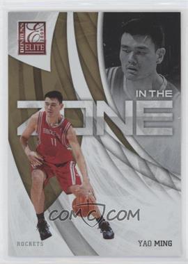2009-10 Donruss Elite - In the Zone - Gold #7 - Yao Ming /100