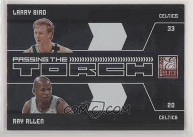 2009-10 Donruss Elite - Passing the Torch #3 - Larry Bird, Ray Allen [EX to NM]