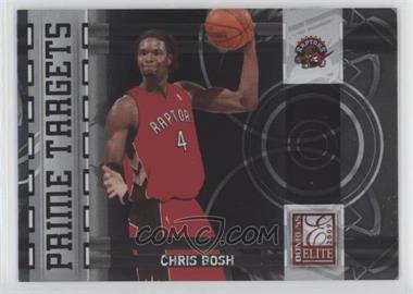 2009-10 Donruss Elite - Prime Targets - Black #14 - Chris Bosh /25