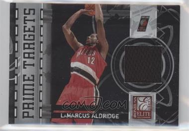 2009-10 Donruss Elite - Prime Targets - Jerseys #18 - LaMarcus Aldridge /299