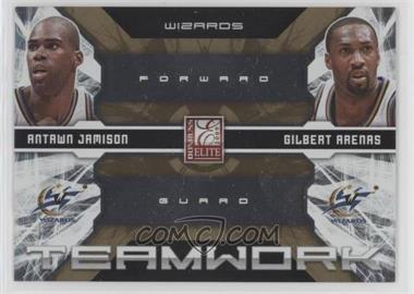 2009-10 Donruss Elite - Teamwork Combos - Gold #30 - Antawn Jamison, Gilbert Arenas /100