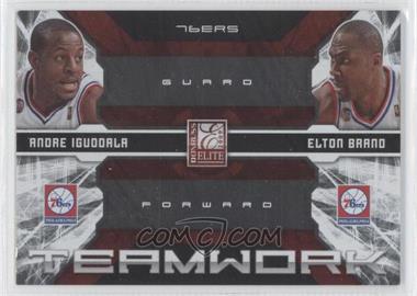 2009-10 Donruss Elite - Teamwork Combos - Red #23 - Andre Iguodala, Elton Brand /249