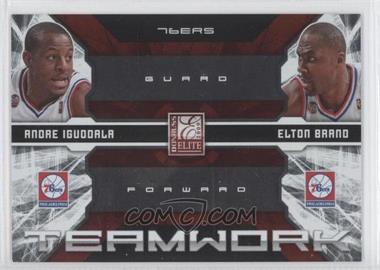 2009-10 Donruss Elite - Teamwork Combos - Red #23 - Andre Iguodala, Elton Brand /249