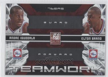 2009-10 Donruss Elite - Teamwork Combos - Red #23 - Andre Iguodala, Elton Brand /249