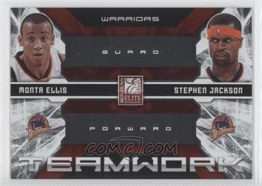 2009-10 Donruss Elite - Teamwork Combos - Red #9 - Monta Ellis, Stephen Jackson /249