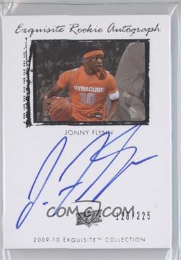 2009-10 Exquisite Collection - [Base] #58 - Exquisite Rookie Autograph - Jonny Flynn /225