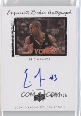 2009-10 Exquisite Collection - [Base] #63 - Exquisite Rookie Autograph - Eric Maynor /225