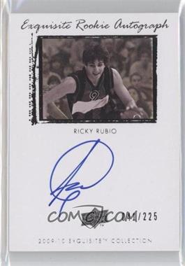 2009-10 Exquisite Collection - [Base] #73 - Exquisite Rookie Autograph - Ricky Rubio /225