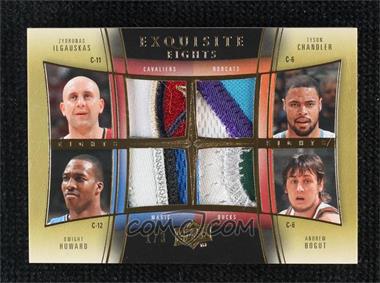 2009-10 Exquisite Collection - Exquisite Eights - Patch #EASTCE - Zydrunas Ilgauskas, Tyson Chandler, Dwight Howard, Andrew Bogut, Andrea Bargnani, Al Horford, Brook Lopez, Rasheed Wallace /3