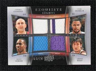 2009-10 Exquisite Collection - Exquisite Eights #EASTCE - Zydrunas Ilgauskas, Tyson Chandler, Dwight Howard, Andrew Bogut, Andrea Bargnani, Al Horford, Brook Lopez, Rasheed Wallace /10