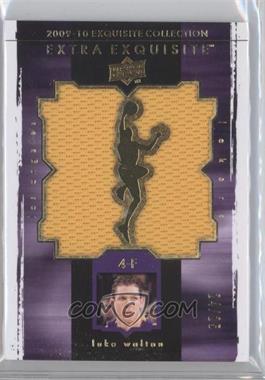2009-10 Exquisite Collection - Extra Exquisite Jersey - Gold #X-LW - Luke Walton /25