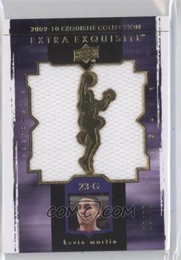 2009-10 Exquisite Collection - Extra Exquisite Jersey #X-KE - Kevin Martin /50