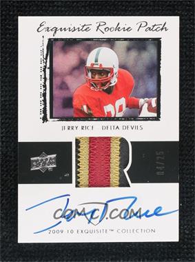 2009-10 Exquisite Collection - Flashback #78L - Jerry Rice /25