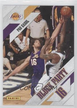 2009-10 Panini - Block Party #8 - Pau Gasol