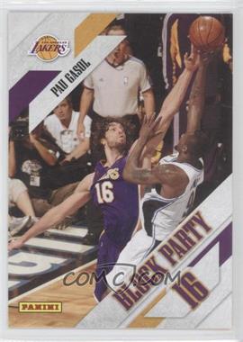 2009-10 Panini - Block Party #8 - Pau Gasol