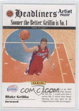 2009-10 Panini - Headliners - Artist Proof #10 - Blake Griffin /199