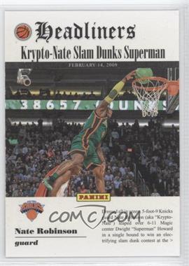 2009-10 Panini - Headliners - Glossy #2 - Nate Robinson