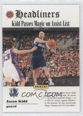 2009-10 Panini - Headliners - Glossy #3 - Jason Kidd