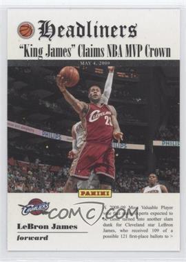 2009-10 Panini - Headliners - Glossy #4 - LeBron James