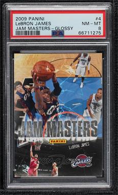 2009-10 Panini - Jam Masters - Glossy #4 - LeBron James [PSA 8 NM‑MT]