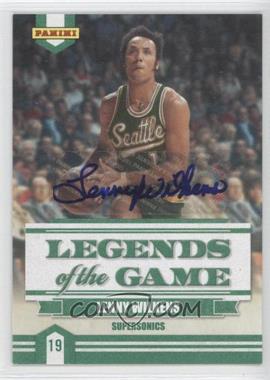 2009-10 Panini - Legends of the Game - Autographs #8 - Lenny Wilkens