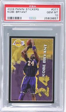 2009-10 Panini Album Stickers - [Base] #377 - Kobe Bryant [PSA 10 GEM MT]