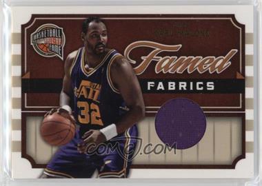 2009-10 Panini Basketball Hall of Fame - Famed Fabrics #13 - Karl Malone /599