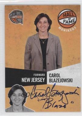 2009-10 Panini Basketball Hall of Fame - Monikers #18 - Carol Blazejowski /299