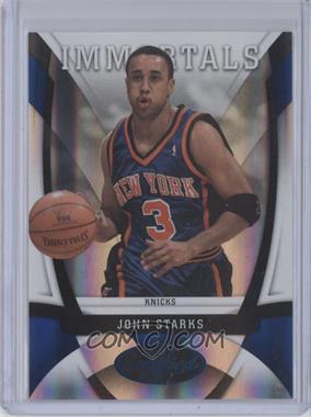 2009-10 Panini Certified - [Base] - Mirror Blue #156 - Immortals - John Starks /100