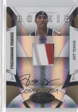 2009-10 Panini Certified - [Base] - Mirror Gold #187 - Freshman Fabric Signatures - Jeff Teague /25