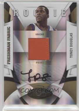 2009-10 Panini Certified - [Base] - Mirror Gold #196 - Freshman Fabric Signatures - Toney Douglas /25