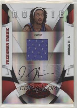 2009-10 Panini Certified - [Base] - Mirror Red #177 - Freshman Fabric Signatures - Jordan Hill /100