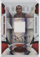 Freshman Fabric Signatures - Gerald Henderson #/100