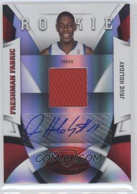 2009-10 Panini Certified - [Base] - Mirror Red #185 - Freshman Fabric Signatures - Jrue Holiday /100