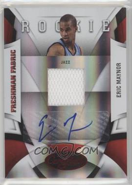 2009-10 Panini Certified - [Base] - Mirror Red #188 - Freshman Fabric Signatures - Eric Maynor /100 [EX to NM]