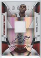 Freshman Fabric Signatures - Wayne Ellington #/100