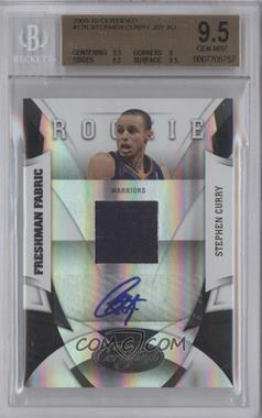 2009-10 Panini Certified - [Base] #176 - Freshman Fabric Signatures - Stephen Curry /399 [BGS 9.5 GEM MINT]