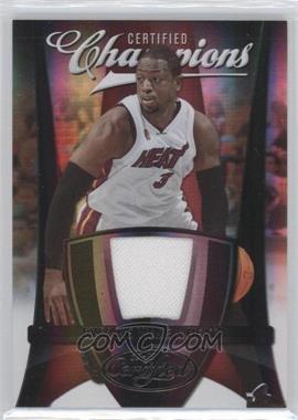 2009-10 Panini Certified - Certified Champions - Materials #5 - Dwyane Wade /99