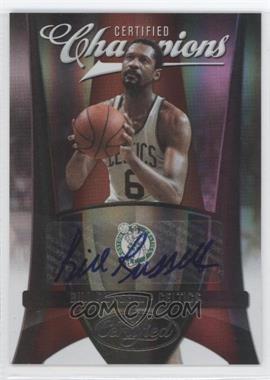 2009-10 Panini Certified - Certified Champions - Signatures #3 - Bill Russell /50