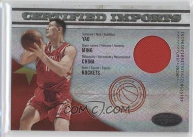 2009-10 Panini Certified - Certified Imports - Materials #13 - Yao Ming /99