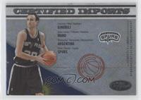 Manu Ginobili #/500