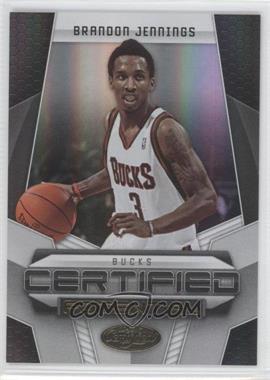 2009-10 Panini Certified - Certified Potential - Gold #21 - Brandon Jennings /25