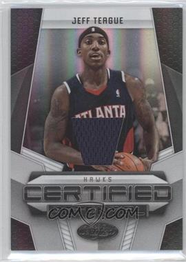 2009-10 Panini Certified - Certified Potential - Materials #30 - Jeff Teague /599