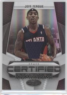 2009-10 Panini Certified - Certified Potential - Materials #30 - Jeff Teague /599