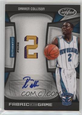 2009-10 Panini Certified - Fabric of the Game - Jersey Number Die-Cut Prime Signatures #FOG-DC.1 - Darren Collison /10