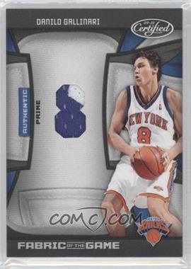 2009-10 Panini Certified - Fabric of the Game - Jersey Number Die-Cut Prime #FOG-DG - Danilo Gallinari /25