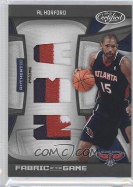 2009-10 Panini Certified - Fabric of the Game - NBA Die-Cut Prime #FOG-AH.2 - Al Horford /25