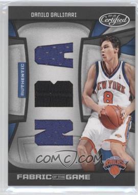 2009-10 Panini Certified - Fabric of the Game - NBA Die-Cut #FOG-DG - Danilo Gallinari /50