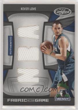 2009-10 Panini Certified - Fabric of the Game - NBA Die-Cut #FOG-KL - Kevin Love /50