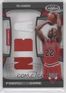 2009-10 Panini Certified - Fabric of the Game - NBA Die-Cut #FOG-TG - Taj Gibson /50